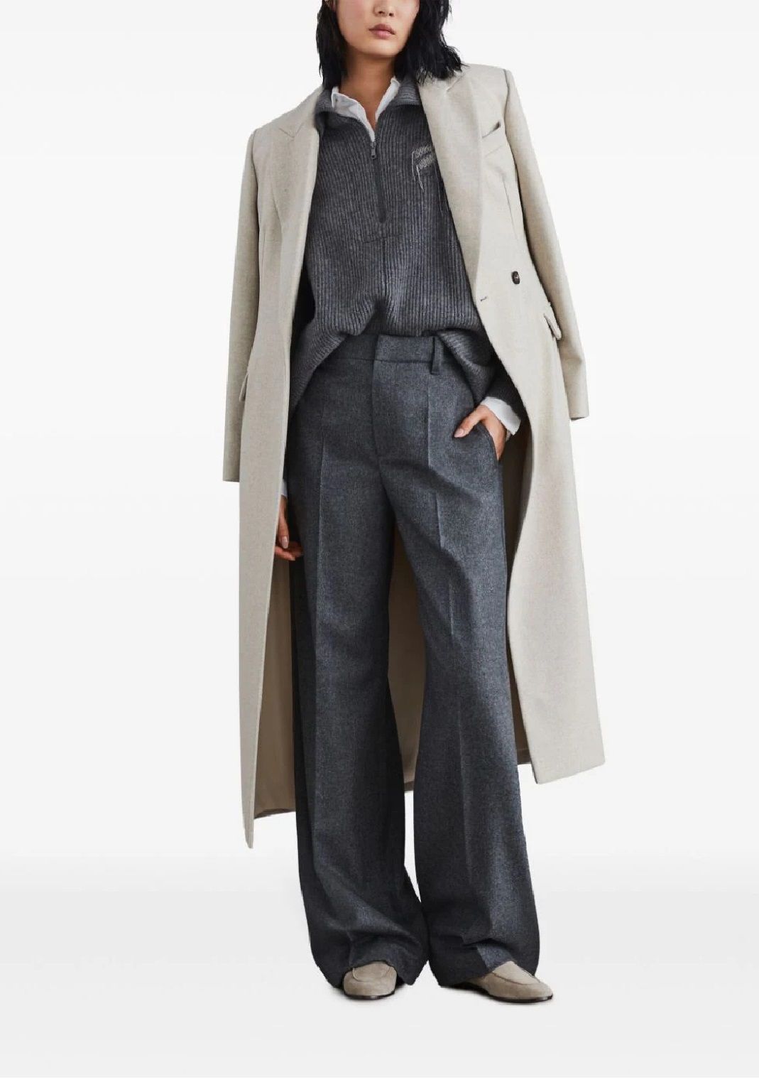 パンツ BRUNELLO CUCINELLI Woman Pants Charcoal MD588P8724 C032 Brunello Cucinelli Outlet: Pants woman - Charcoal | Brunello